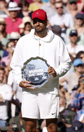 The final proved one step too far for Nick Kyrgios