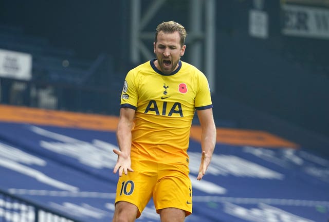 Kane has scored 13 goals for Tottenham this season