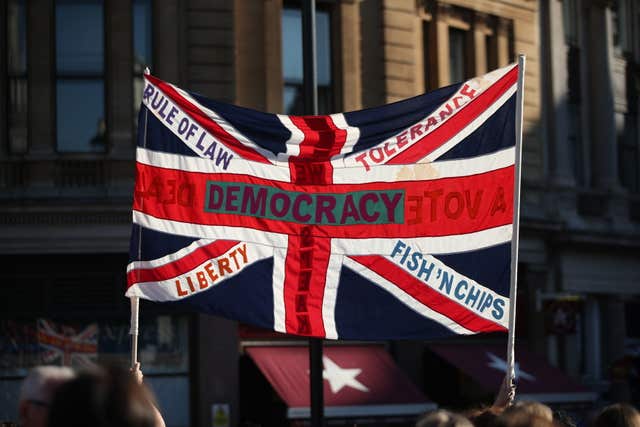 Brexit protest