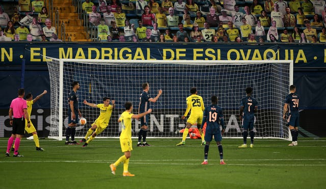 Arsenal lost the first leg of their semi-final clash