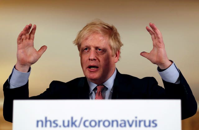 Boris Johnson offered updated coronavirus advice on Thursday