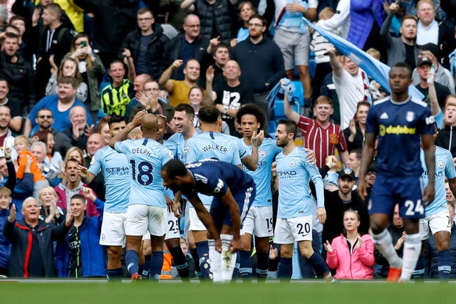 Manchester City eased to victory against the Premier League newboys 