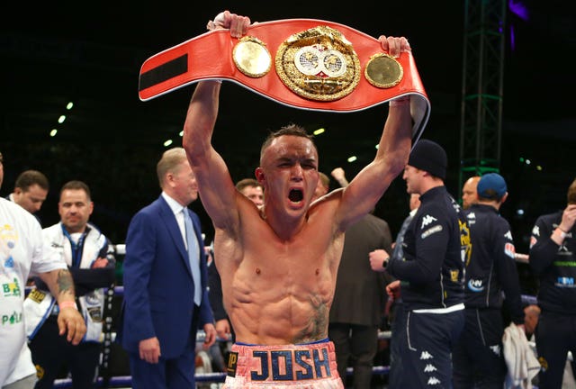 Warrington, pictured, defeated Lee Selby in May to become world champion (Dave Thompson/PA)