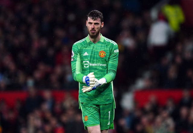 Manchester United goalkeeper David de Gea