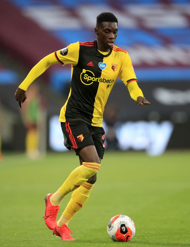Watford's Ismaila Sarr is wanted by a trio of clubs 