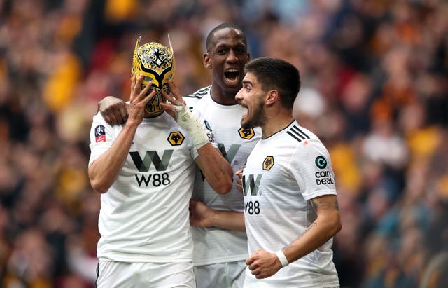 Raul Jimenez's mask celebration did not go down well with Watford's Troy Deeney 