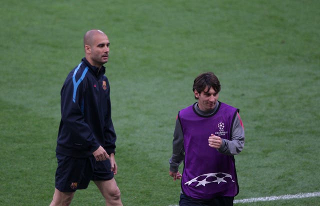 Soccer – UEFA Champions League – Final – Barcelona v Manchester United – Barcelona Training – Wembley Stadium