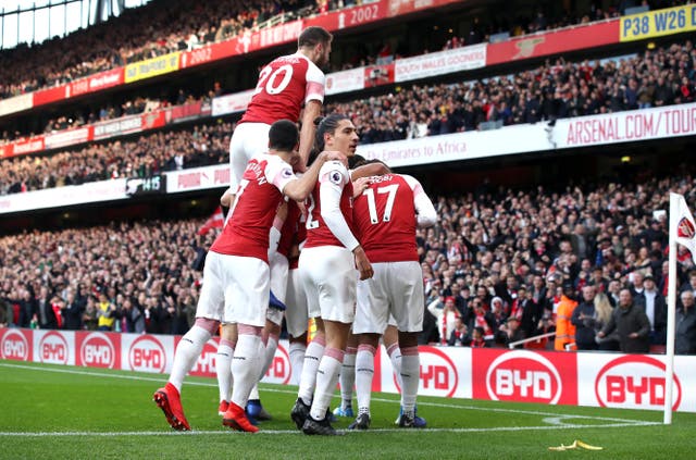 Arsenal have secured 12 points from losing positions