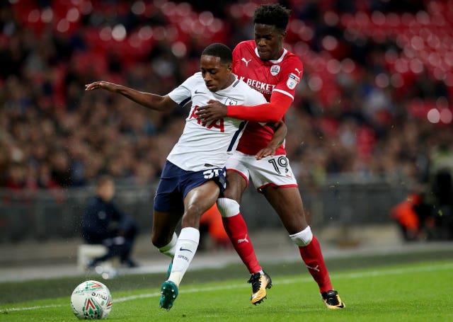 Tottenham Hotspur v Barnsley – Carabao Cup – Third Round – Wembley Stadium