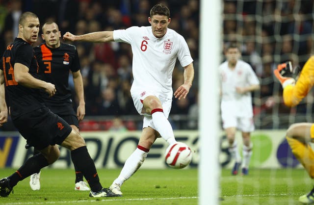 Gary Cahill pulled a goal back for England during the 3-2 loss at Wembley.