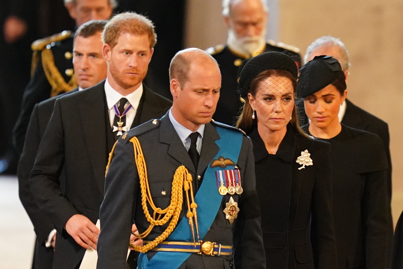 of the royal family in the days after the Queen's death (PA)