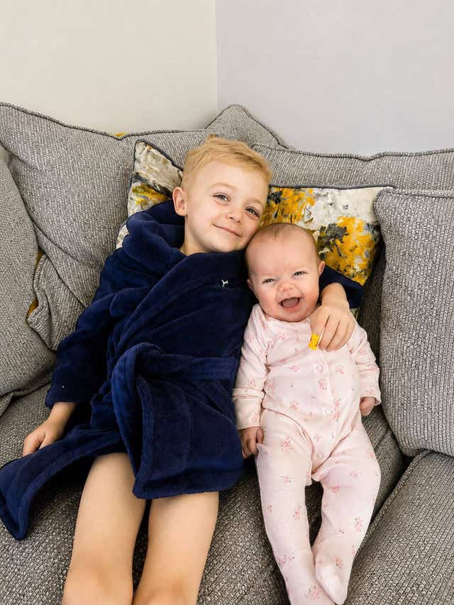 Harry Jackson and his sister Primrose