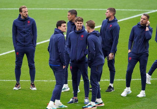 The squad walked out at Wembley