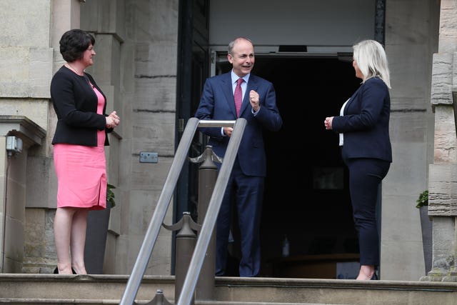 Taoiseach Micheal Martin visits Northern Ireland