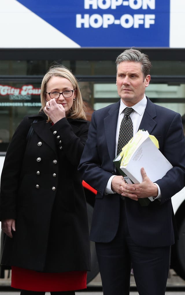 Rebecca Long-Bailey and Sir Keir Starmer