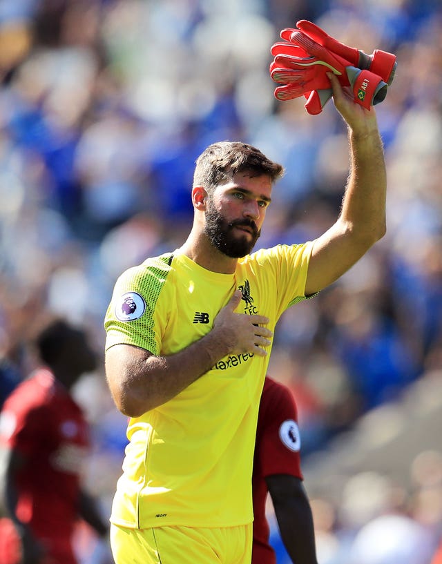 Liverpool goalkeeper Alisson has been impressive