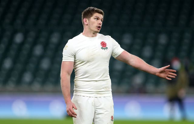 Owen Farrell struggled against Scotland