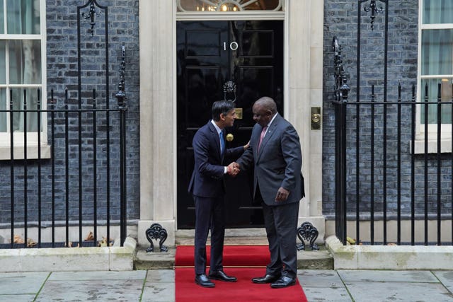 South African President State Visit to the UK