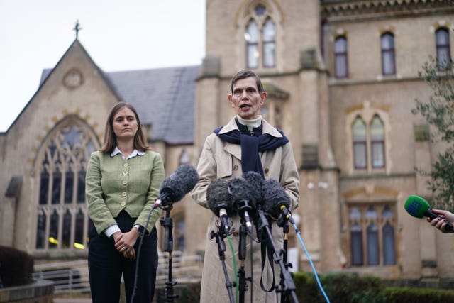 Solicitor for the families, Alison Millar from Leigh Day, speaks to the media outside Wood Green Crown Court
