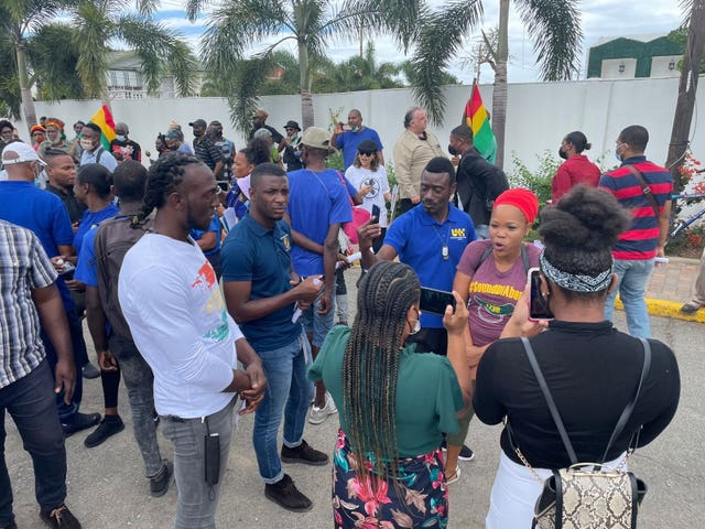 Protest in Jamaica