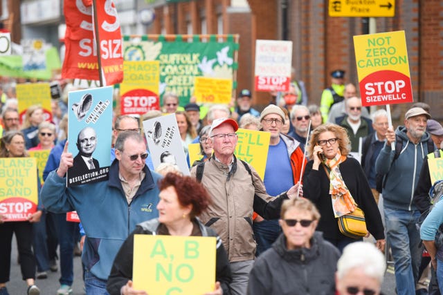 Sizewell C protest