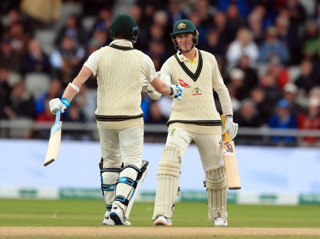 Marnus Labuschagne, right, came to prominence during the 2019 Ashes series in England