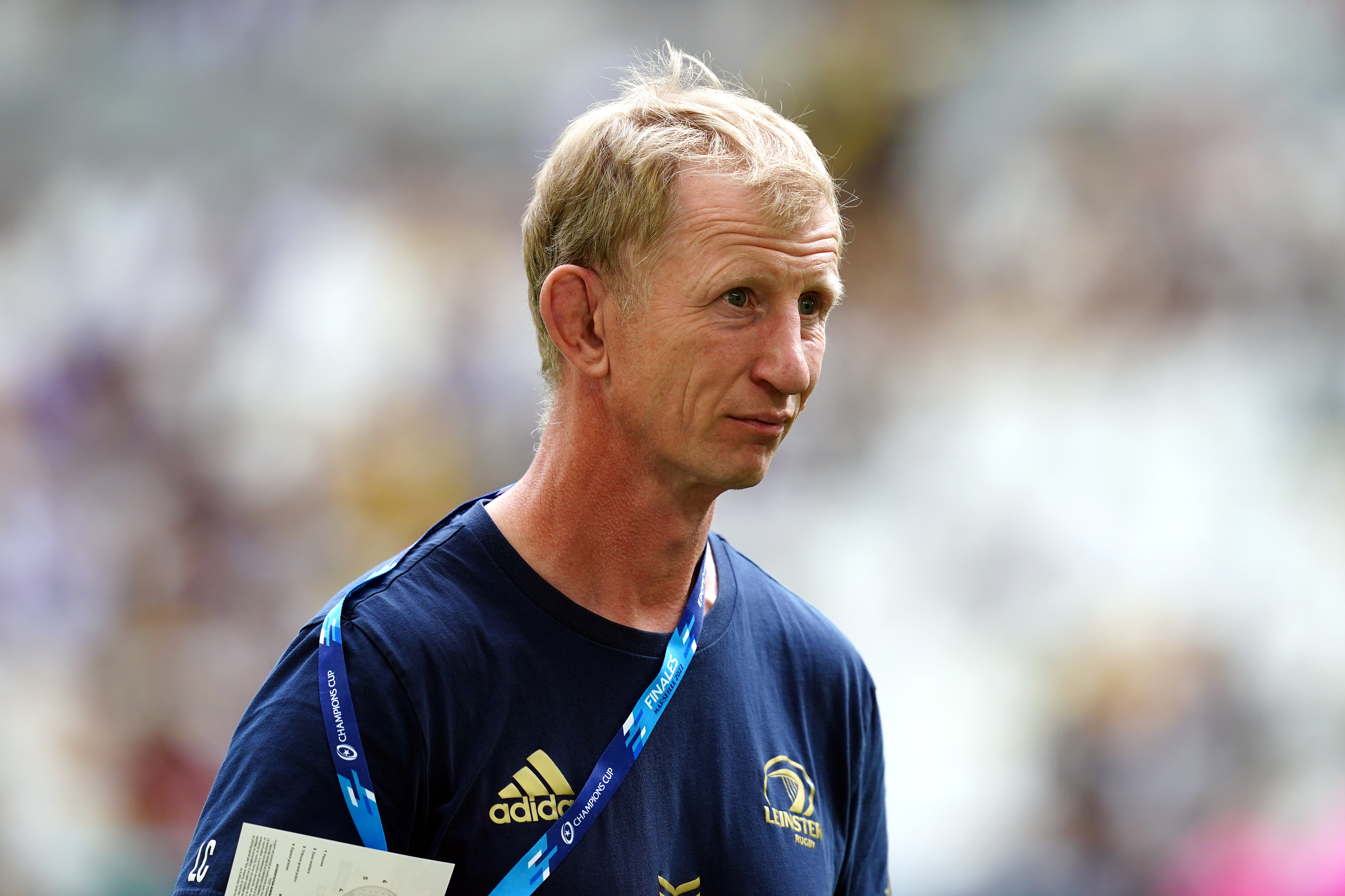 Leinster head coach Leo Cullen, pictured, has been ive of Nick McCarthy