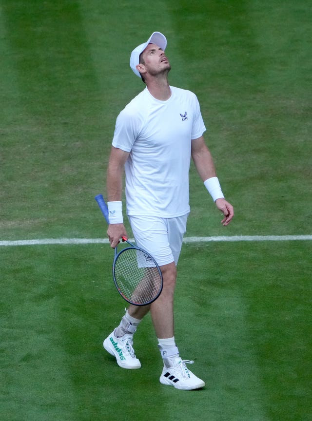 Andy Murray was left to rue a chance missed