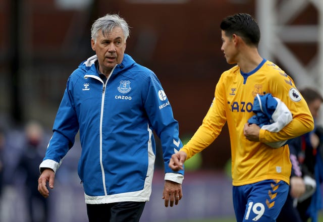 Carlo Ancelotti's latest reunion with James Rodriguez is working well for Everton