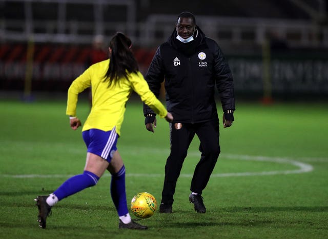 Emile Heskey on the training pitch