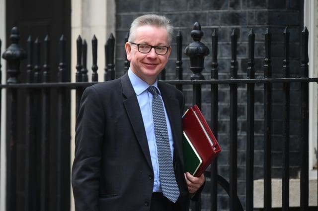 Environment Secretary Michael Gove (Victoria Jones/PA)