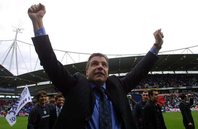 Bolton manager Sam Allardyce