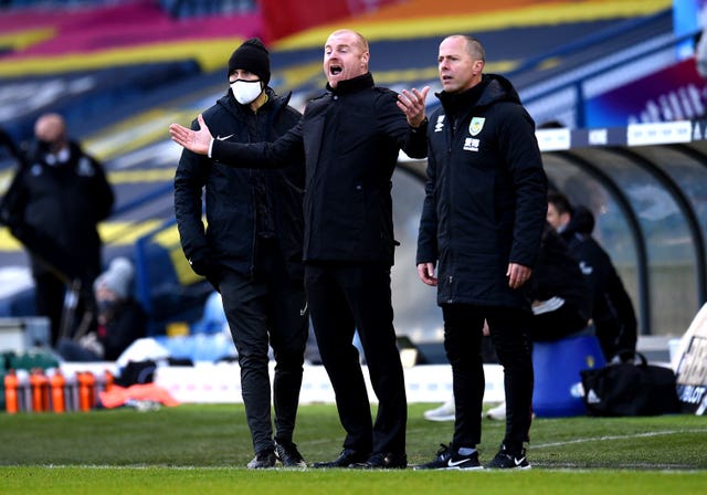 Sean Dyche's Burnley lost at Leeds