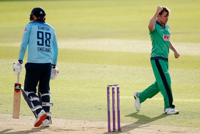 Banton is unconcerned about Curtis Campher, right, dismissing him both times in the series (Andrew Couldridge/PA)