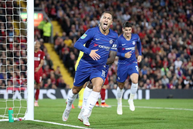 Eden Hazard has hit form under Sarri