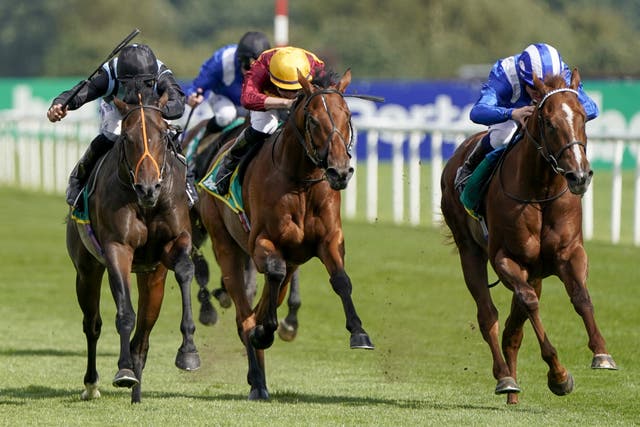 State Of Rest (centre) won the Cox Plate in Australia last year for Joseph O'Brien