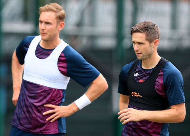 Stuart Broad (left) and Chris Woakes (right) are in line for recalls.