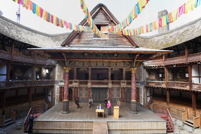 Sadiq Khan visits The Globe Theatre