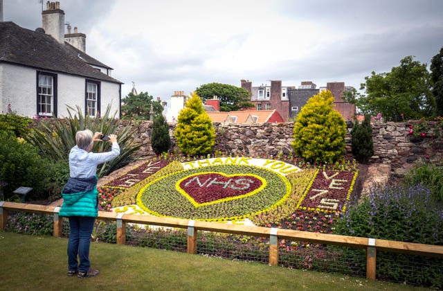 An NHS tribute in North Berwick