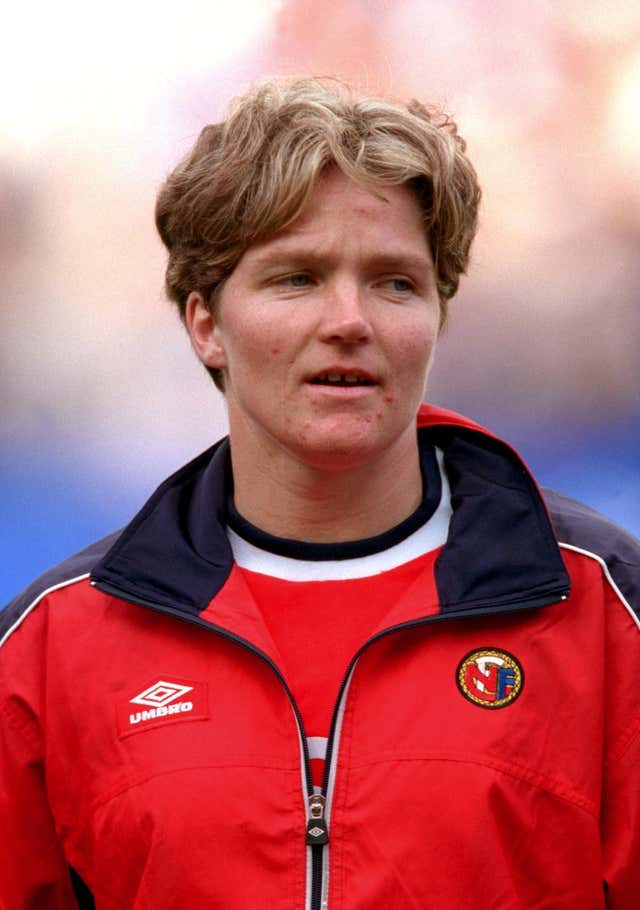 Hege Riise helped Norway win the World Cup, European Championship and Olympic gold during a playing career (Jon Buckle/PA).