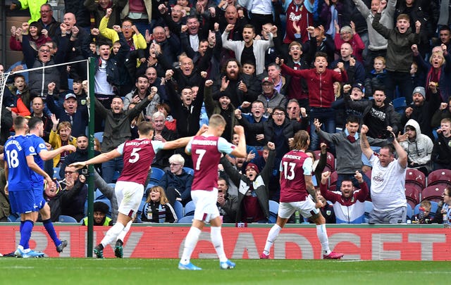 Hendrick celebrates scoring Burnley's winner