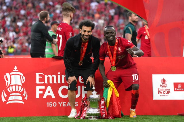 Mohamed Salah and Sadio Mane