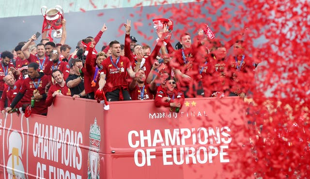 Liverpool Champions League Winners Parade