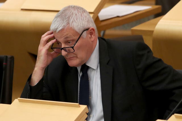 John Finnie in Holyrood