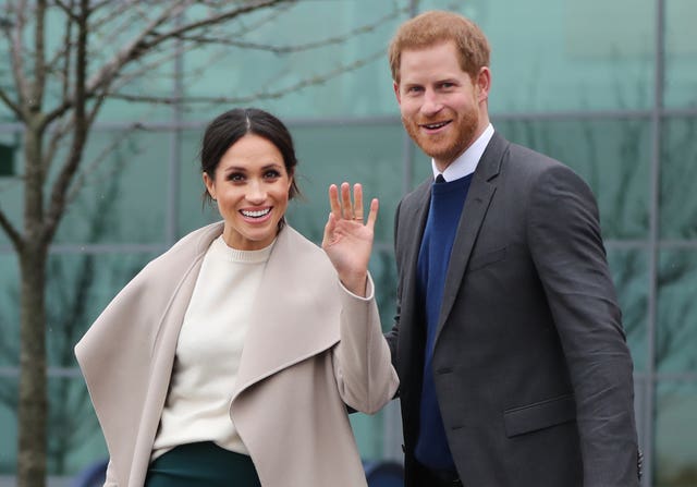 Prince Harry and Meghan Markle (Niall Carson/PA)