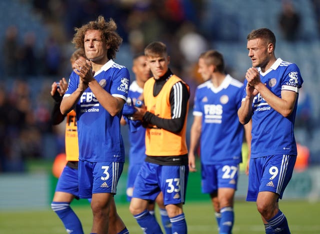 Leicester players