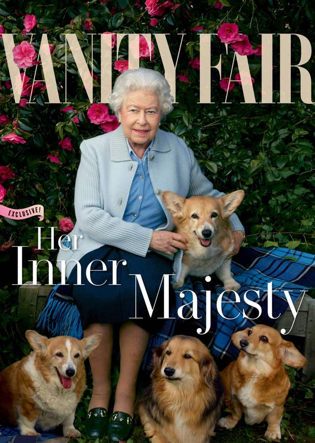 Queen Elizabeth II on the cover of Vanity Fair