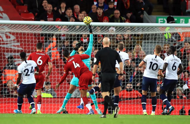 Leaders Liverpool come from behind to beat Tottenham at Anfield
