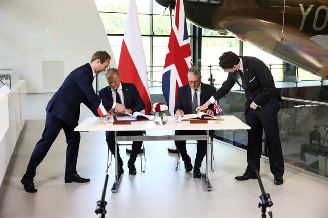 Sir Keir Starmer and Donald Tusk