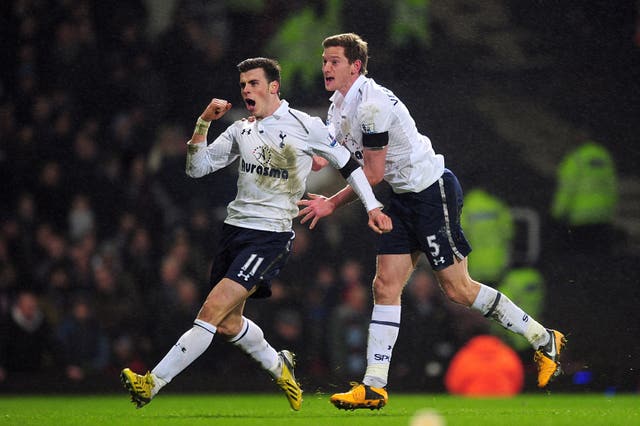 Bale, left, scored 21 times in 33 Premier League games in 2012-13 before leaving for Real Madrid (Adam Davy/PA)